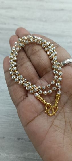 สร้อยคอทองคำขาวงานจิวเวอร์รี่ไม่ลอกไม่ดำใส่อาบน้ำได้ รูปที่ 9