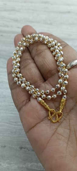 สร้อยคอทองคำขาวงานจิวเวอร์รี่ไม่ลอกไม่ดำใส่อาบน้ำได้ รูปที่ 4