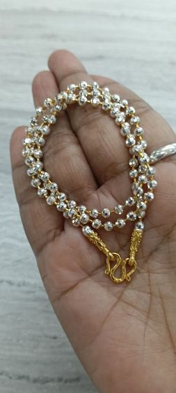 สร้อยคอทองคำขาวงานจิวเวอร์รี่ไม่ลอกไม่ดำใส่อาบน้ำได้ รูปที่ 13