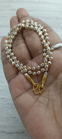 สร้อยคอทองคำขาวงานจิวเวอร์รี่ไม่ลอกไม่ดำใส่อาบน้ำได้ รูปที่ 12