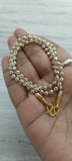 สร้อยคอทองคำขาวงานจิวเวอร์รี่ไม่ลอกไม่ดำใส่อาบน้ำได้ รูปที่ 7