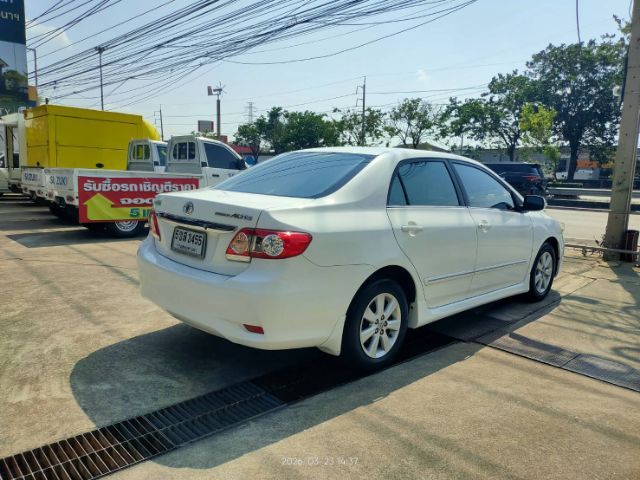 Toyota Altis 2012 1.6 E CNG Sedan เบนซิน NGV เกียร์อัตโนมัติ ขาว รูปที่ 4