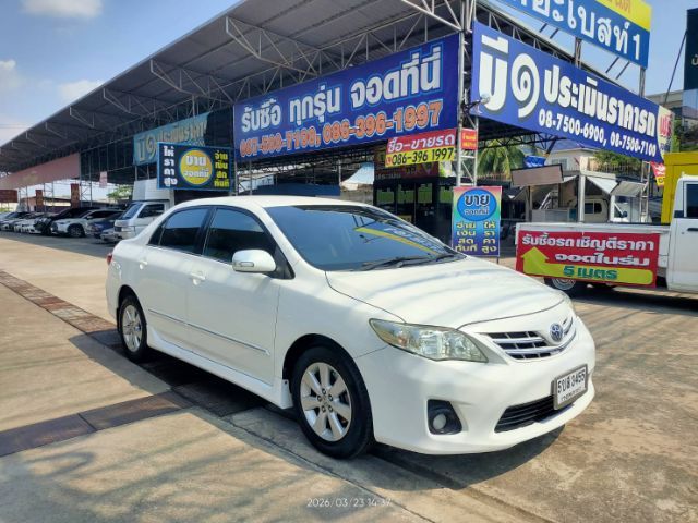 Toyota Altis 2012 1.6 E CNG Sedan เบนซิน NGV เกียร์อัตโนมัติ ขาว รูปที่ 2