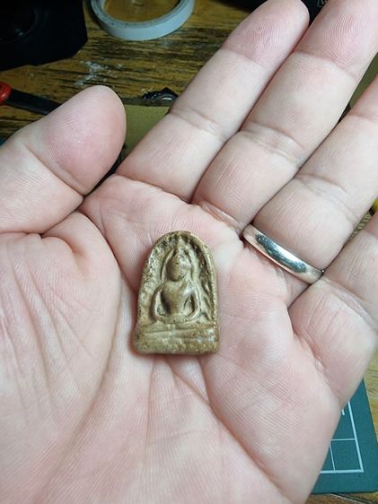 พระชุ้มกอ พิมพ์กลาง กรุวัดพิกุล กำแพงเพชร สภาพสวยสมบูรณ์ รูปที่ 8