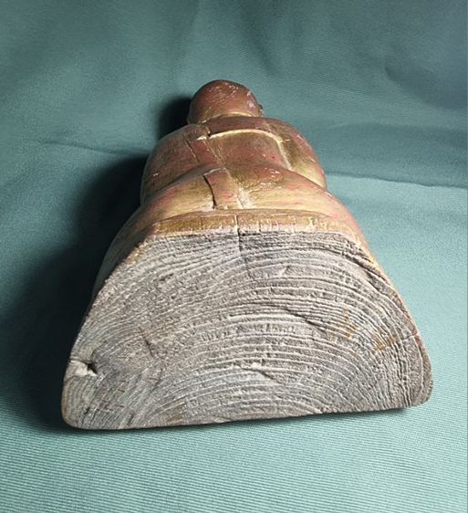 พระไม้พระสังกัจจายน์ ยุค อยุธยา หน้าตัก6นี้ว สภาพสวยสมบูรณ์ รูปที่ 7