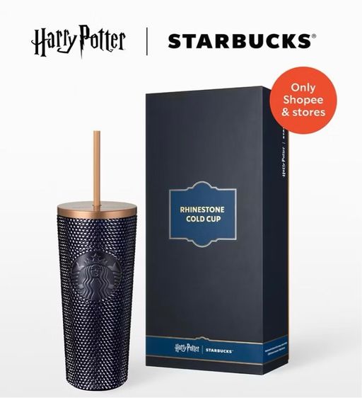 Harry Potter x Starbucks – Rhinestone Stainless Steel Cold Cup