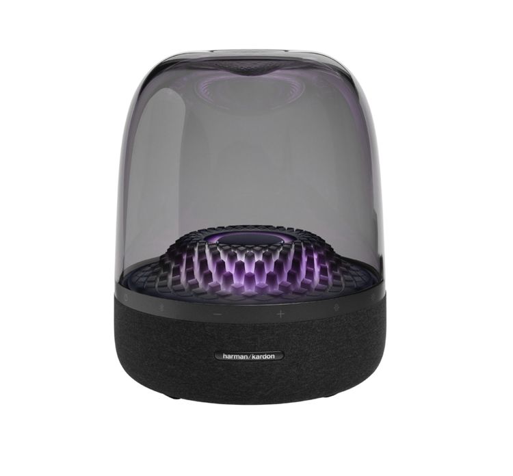 Harman Kardon Aura Studio 4 Home Speaker Black ลําโพงตั้งโต๊ะ เสียง 360 องศา
