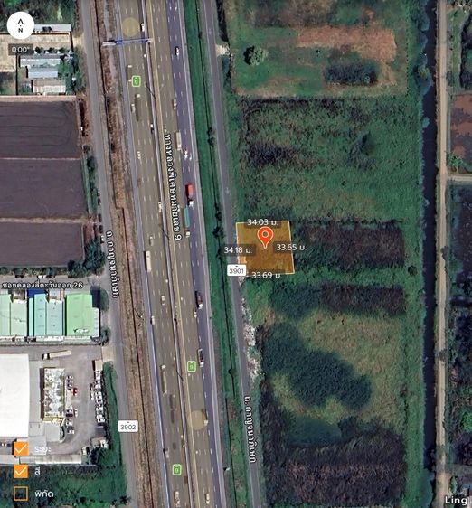 ขายด่วนที่ดิน 286 ตรว ติดถนนเลียบมอเตอร์เวย์ ต.คลองสี่ อ.คลองหลวง จ.ปทุมธานี   รูปที่ 4