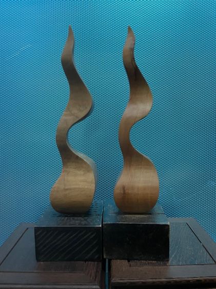 ช่อฟ้าไม้ จำลอง ขนาด 32 ซม.พร้อมฐาน รูปที่ 5