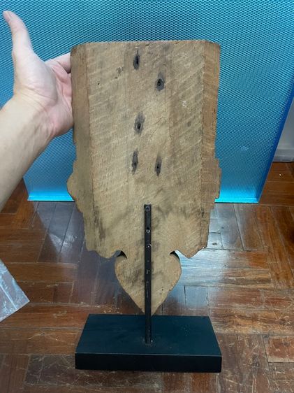 ส่วนประกอบเสาไม้แกะเก่า สีเดิม  รูปที่ 2