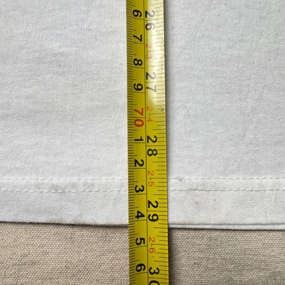 เสื้อยืด 80s ผ้าบาง สกรีนยาง Size XL รูปที่ 8