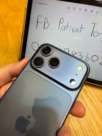 iPhone 17 pro max 512gb deep blue รูปที่ 8