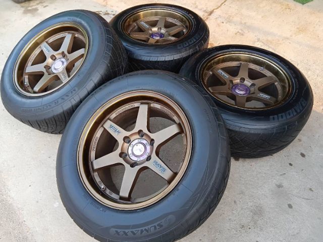 ล้อTE37 ขอบ18 พร้อมยาง รูปที่ 8