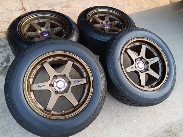 18" ล้อTE37 ขอบ18 พร้อมยาง