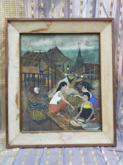 ภาพวิธีชาวเลไทย ไม่ทราบศิลปิน