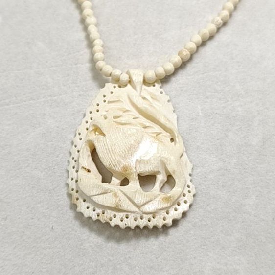 🔖สร้อยคอ วัสดุธรรมชาติ แกะสลักลายสวย ของจริงสวยมาก งานจากญี่ปุ่น รูปที่ 3