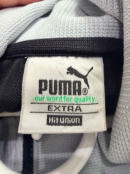 เสื้อวอร์มสีดำแถบเทา แบรนด์ Puma รูปที่ 3