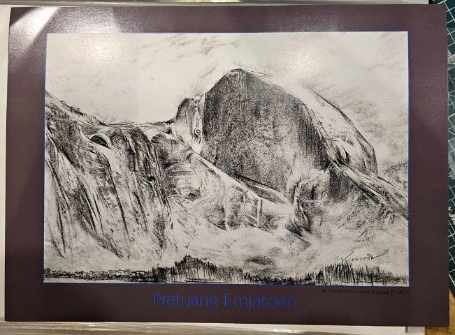 ภาพพิมพ์ลงลายเซ็นสด  ประเทือง เอมเจริญ ศิลปินแห่งชาติ รูปที่ 2