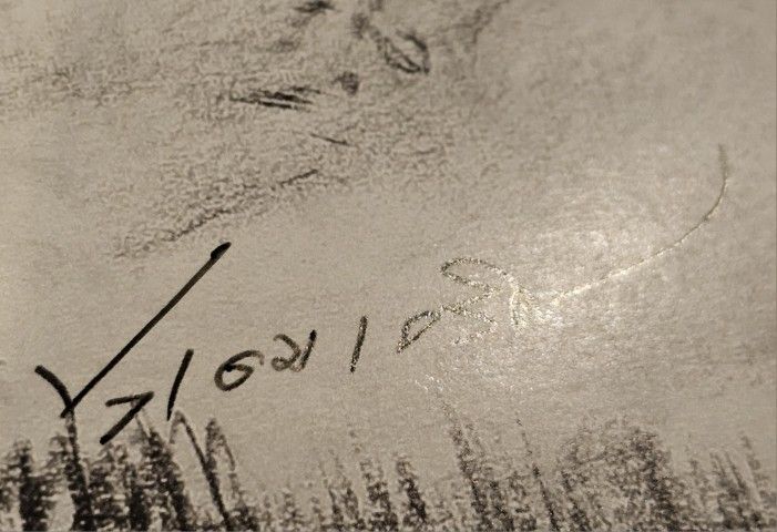 ภาพพิมพ์ลงลายเซ็นสด  ประเทือง เอมเจริญ ศิลปินแห่งชาติ รูปที่ 6