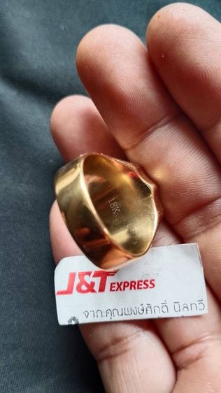 พ่อโสธร18kตอกใต้ท้องแหวนเป็นพระพุทธรูปคู่บ้านเมืองมาช้านานใครไปขอพรต่างประสบความสำเร็จสมหวังกันทุกประการ รูปที่ 2