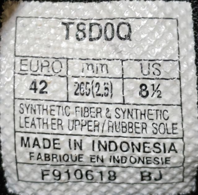 ASICS   42.0 26.5 แท้ มือสอง รูปที่ 11