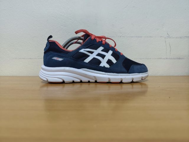 น้ำเงิน ผ้าใบ รองเท้าผ้าใบ UK 8.5 | EU 42 2/3 | US 9 ASICS ลำลอง 42.5 27.0 แท้ มือสอง