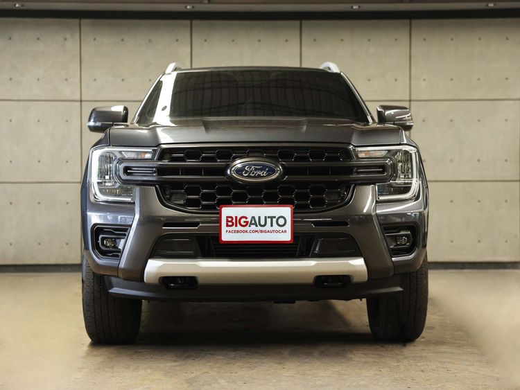 Ford Ranger 2023 2.0 Hi-Rider Wildtrak Pickup ดีเซล ไม่ติดแก๊ส เกียร์อัตโนมัติ เทา รูปที่ 4