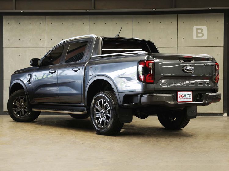 Ford Ranger 2023 2.0 Hi-Rider Wildtrak Pickup ดีเซล ไม่ติดแก๊ส เกียร์อัตโนมัติ เทา รูปที่ 3