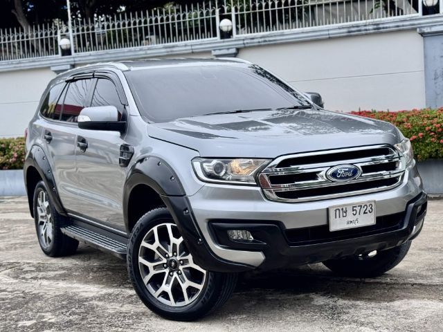 Ford Everest 2015 3.2 Titanium+ 4WD Utility-car ดีเซล ไม่ติดแก๊ส เกียร์อัตโนมัติ เทา รูปที่ 2