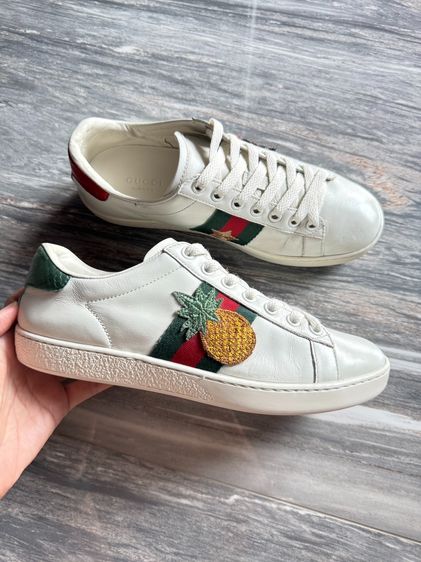 อื่นๆ รองเท้าผ้าใบ หนังแท้ UK 3.5 | EU 36 | US 5 ขาว Gucci Sneakers