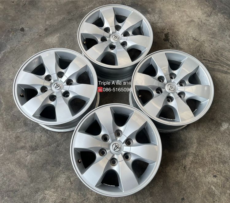 ✨ล้อแม็ก 6รู139✨Toyota Vigo ขอบ 16💖สภาพสวย💖 รูปที่ 6