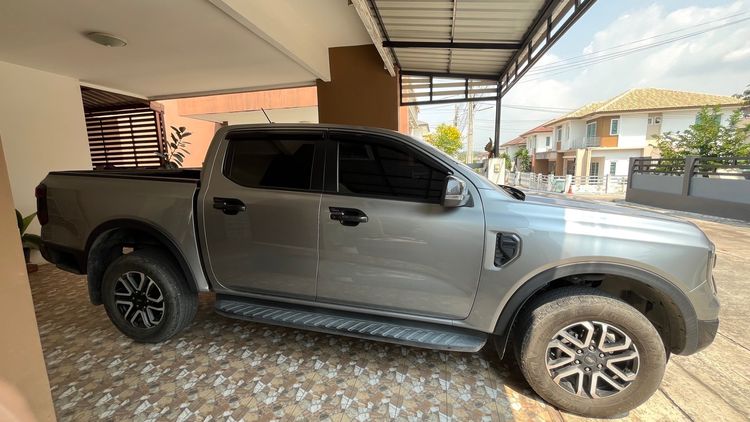 Ford Ranger 2023 2.0 Hi-Rider Sport Pickup ดีเซล ไม่ติดแก๊ส เกียร์อัตโนมัติ เทา รูปที่ 3