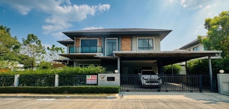 บ้านเดี่ยวหลังมุม ตกแต่งพร้อมอยู่ โครงการ เวนิว โฟลว์ รังสิต