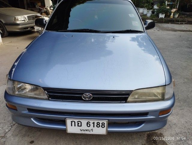 รถ Toyota Corolla 1.6 GLi สี ฟ้า