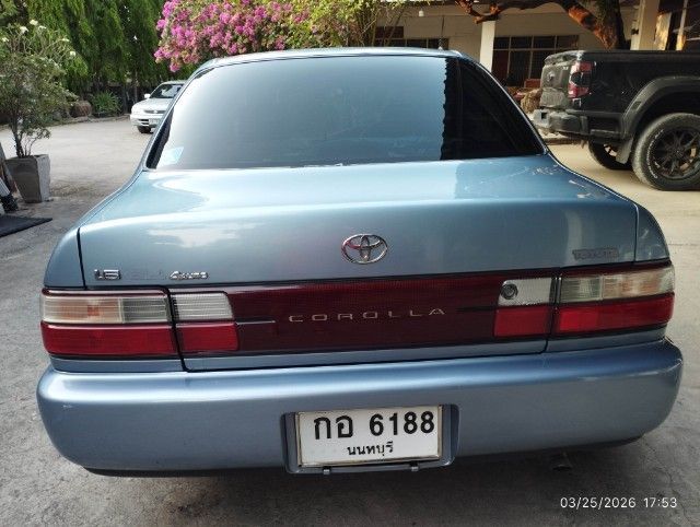 Toyota Corolla 1993 1.6 GLi Sedan เบนซิน ไม่ติดแก๊ส เกียร์อัตโนมัติ ฟ้า รูปที่ 4