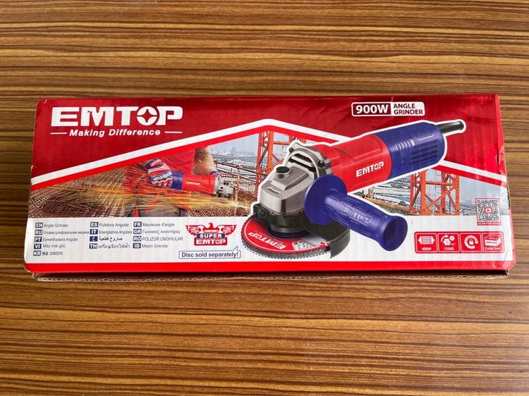 EMTOP เครื่องเจียร์ ลูกหมู ไฟฟ้า 5 นิ้ว กำลังไฟ 900 W รุ่น EAGRS09051ถูกสุดในตลาด