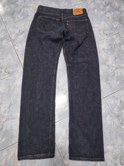 ฟ้า ฟรีไซส์ ไม่มีแขน กางเกง Levi's ลีวายส์ 501-0000 ของแท้ มือสอง W32 L33 เอว 32 ยาว 42 Made in Spain