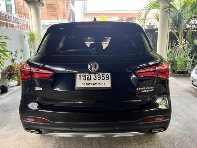 MG HS 2021 PHEV 1.5 SUV AT Utility-car ปลั๊กอินไฮบริด (PHEV) ไม่ติดแก๊ส เกียร์อัตโนมัติ ดำ รูปที่ 2