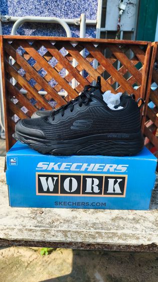 Skechers work สีดำ มือสอง สภาพสวยใช้น้อยมาก เบอร์ 10.5 รูปที่ 4