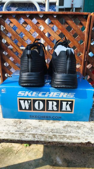 Skechers work สีดำ มือสอง สภาพสวยใช้น้อยมาก เบอร์ 10.5 รูปที่ 3