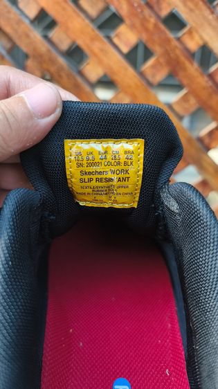 Skechers work สีดำ มือสอง สภาพสวยใช้น้อยมาก เบอร์ 10.5 รูปที่ 7