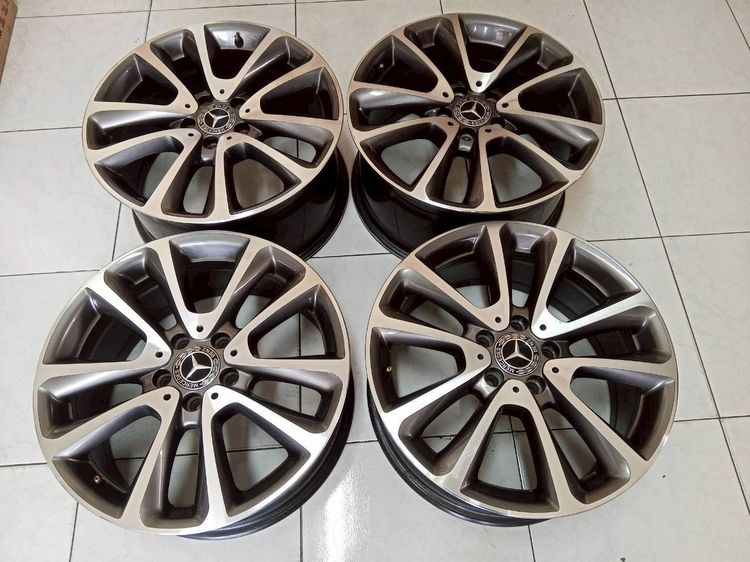 แม็กBenzขอบ18 แท้ หน้า18X8 ET43 หลัง18X9ET53