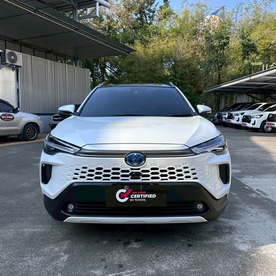 Toyota Corolla Cross 2025 1.8 HEV Premium Luxury Sedan ไฮบริด ไม่ติดแก๊ส เกียร์อัตโนมัติ ขาว รูปที่ 2
