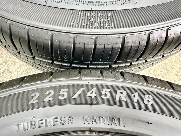 ล้อแม็ก HONDA CIVIC EHEV RS ขอบ 18” ป้ายแดง ยาง 225-45R18 ปี 24 ตุ่มยังเห็นอยู่ รูปที่ 10