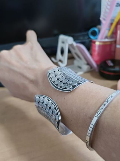 กำไลเงินแท้ รูปที่ 2