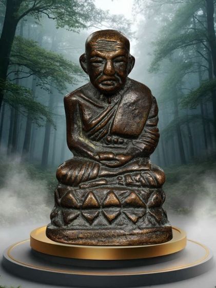 หลวงปู่ทวด พิมพ์บัวรอบ เนื้อโลหะผสมค่ะ
