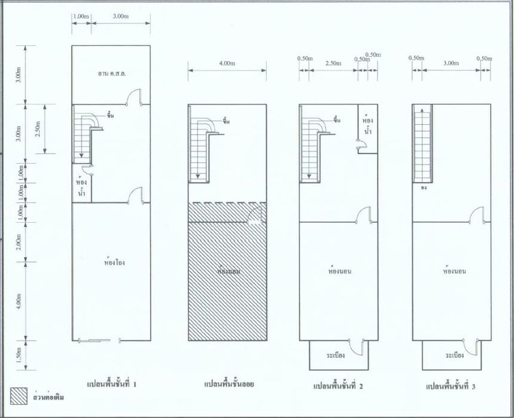 ขายอาคารพาณิชย์ 4 ชั้น ใกล้แยกลำสาลี สถานีรถไฟฟ้า สายสีเหลือง-สีส้ม รูปที่ 4