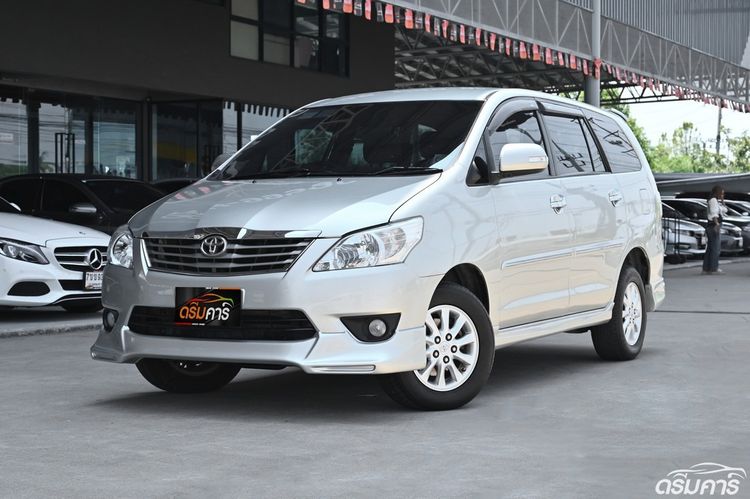 Toyota Innova 2013 2.0 V Utility-car เบนซิน ไม่ติดแก๊ส เกียร์อัตโนมัติ บรอนซ์เงิน