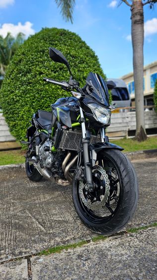 Kawasaki Z650 – Metallic Flat Spark Black. Mainland price – Phuket location
