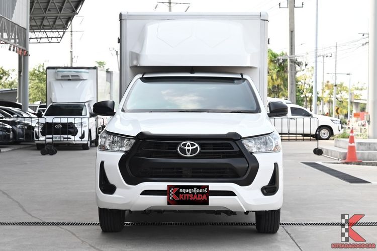 Toyota Hilux Revo 2022 2.4 Entry Pickup ดีเซล ไม่ติดแก๊ส เกียร์ธรรมดา ขาว รูปที่ 2